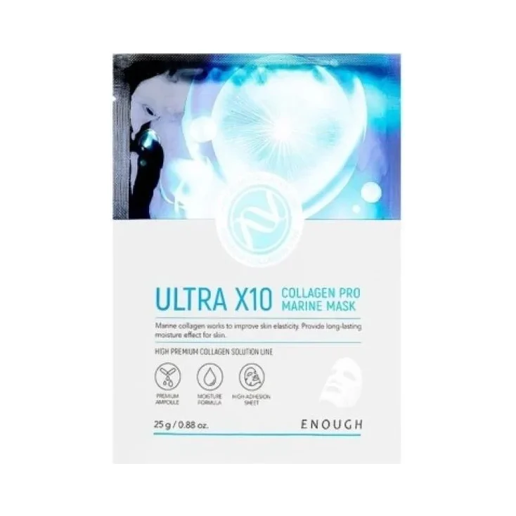 Enough Лист маска за лице Ultra X10 Collagen Pro