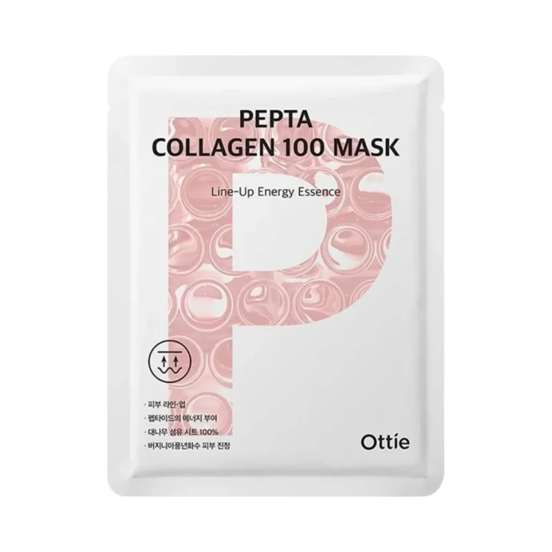 Ottie 100 Mask Лист маска за лице Pepta Collagen