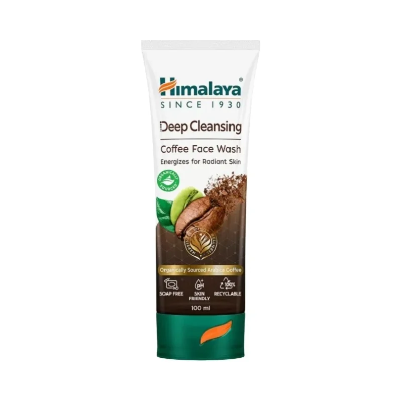 Himalaya Дълбоко почистващ измивен гел за лице с кафе