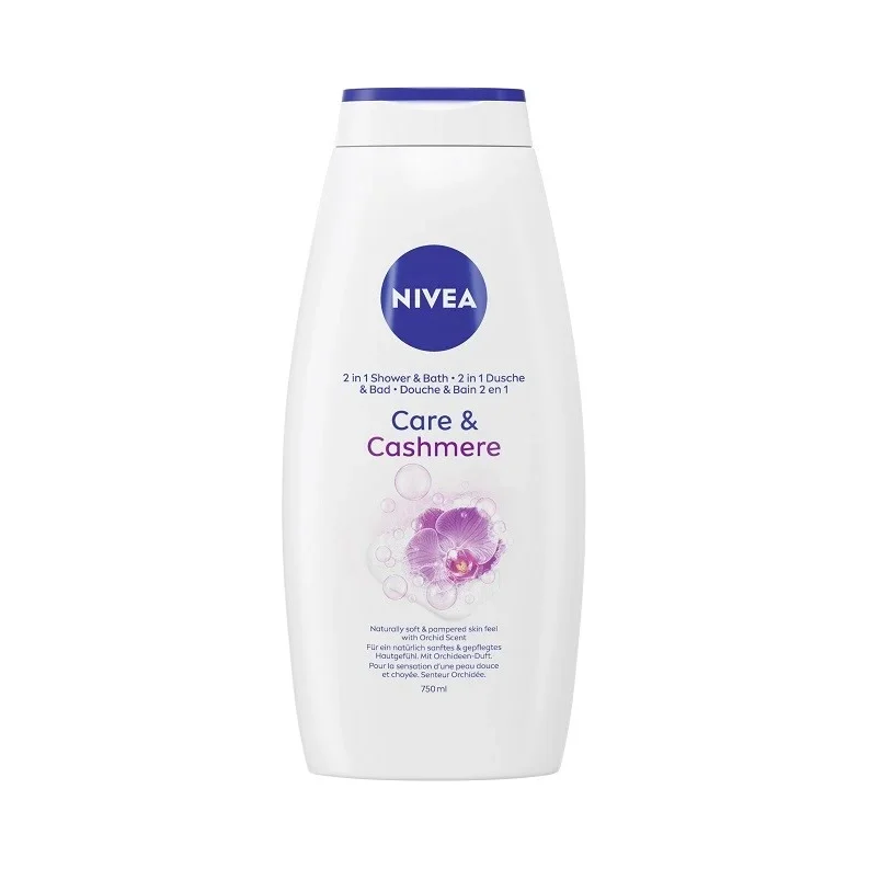 Nivea Душ гел и пяна за вана 2 в 1 Care & Cashmere