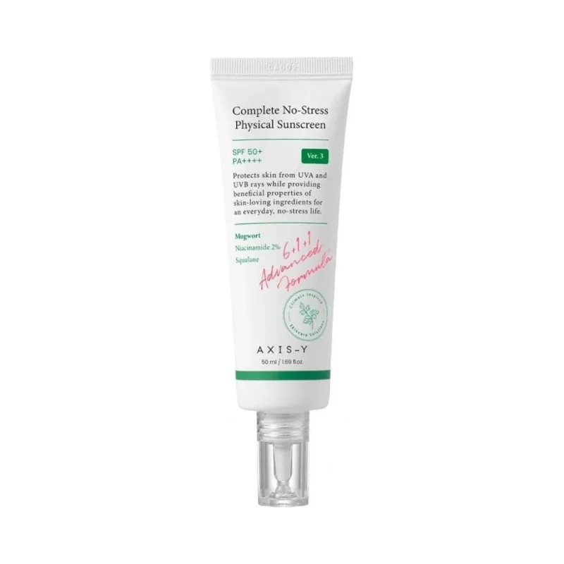 Axis-Y Слънцезащитен крем за лице Complete No-Stress, SPF50+