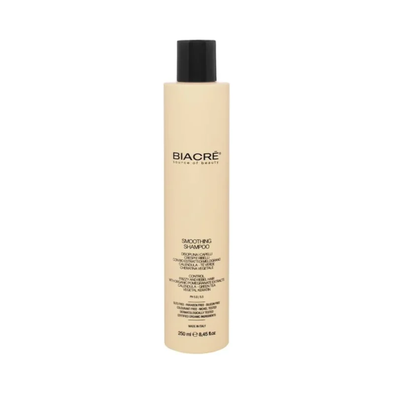 Biacrè Smoothing Шампоан за изглаждане на непокорна и къдрава коса
