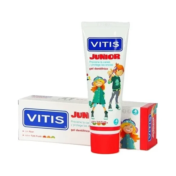 Dentaid Vitis Гел паста за зъби Junior, Tutti Frutti, над 6 години