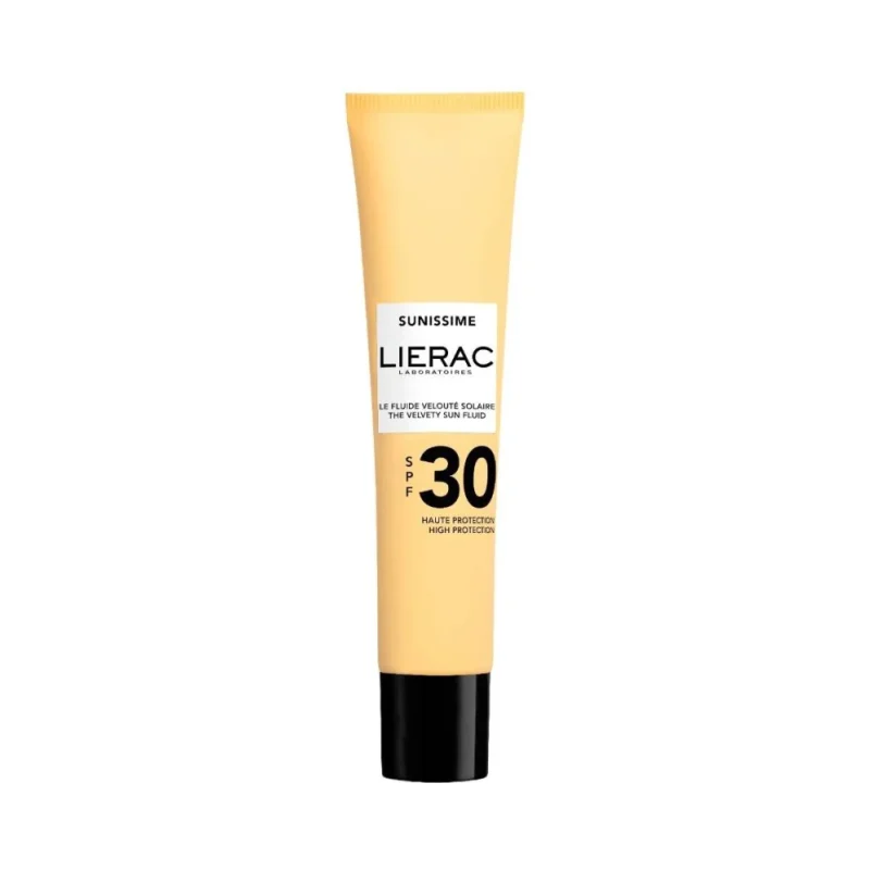 Lierac Sunissime Кадифен слънцезащитен флуид за лице, SPF30
