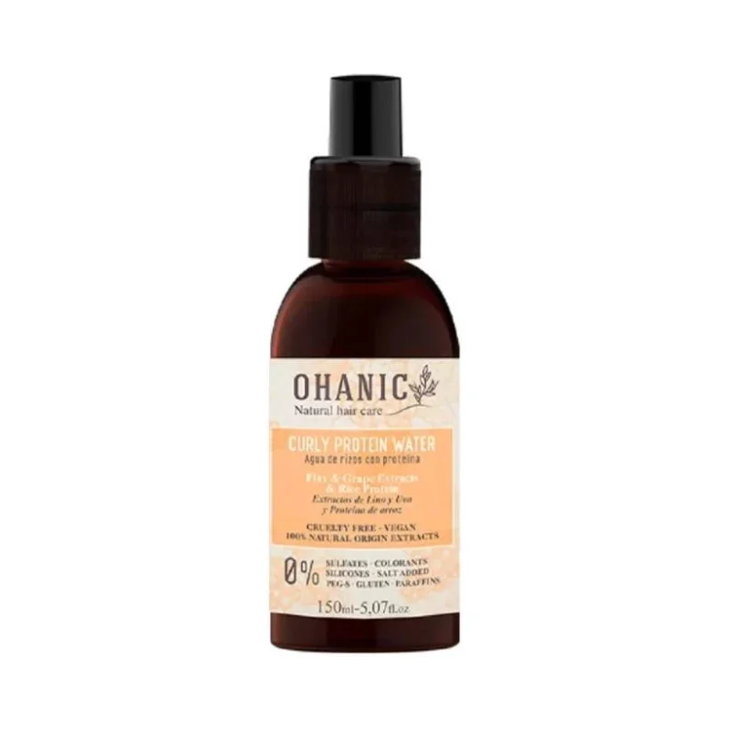 Ohanic Curly Method Протеинова вода за подхранване на къдрава коса