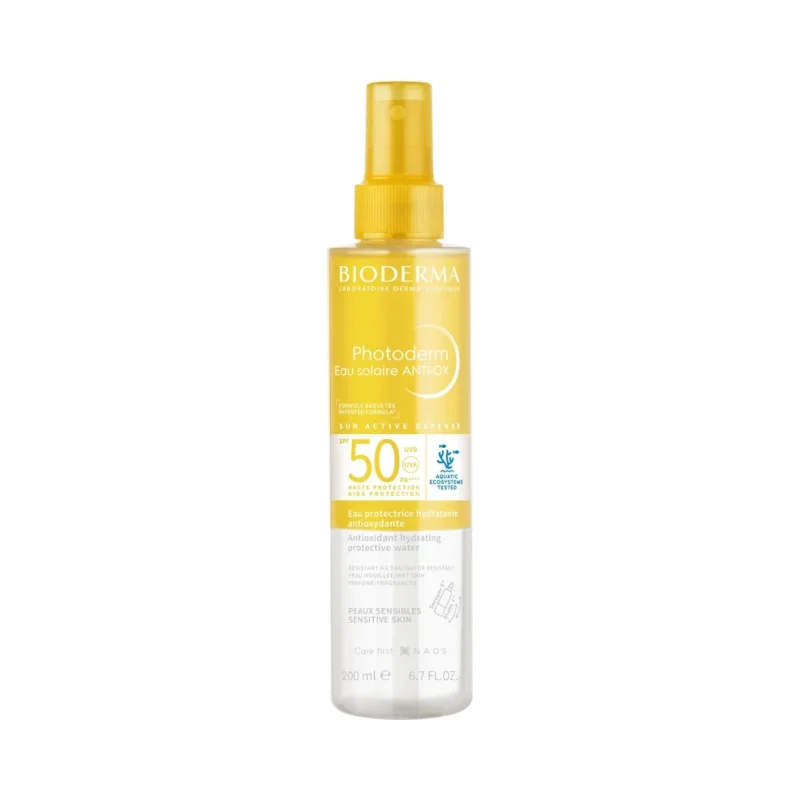 Bioderma Photoderm Двуфазна слънцезащитна вода Anti-Ox, SPF50