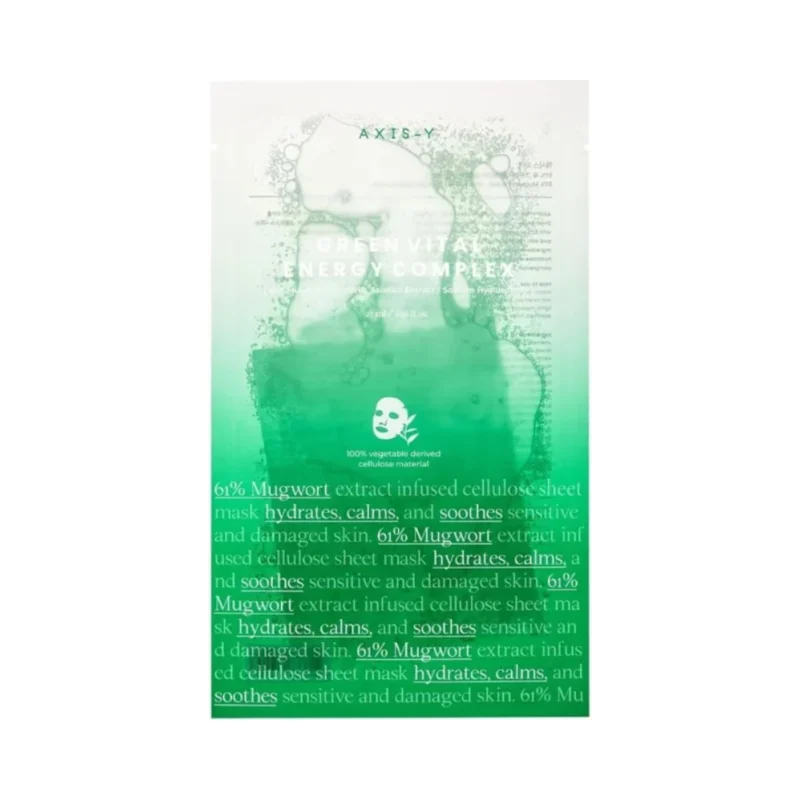 Axis-Y Лист маска за лице Green Vital Energy Complex