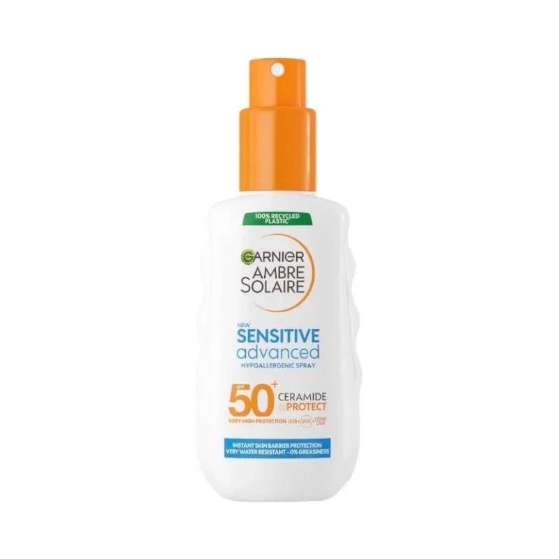 Garnier Ambre Solaire Слънцезащитно спрей-мляко, SPF50+