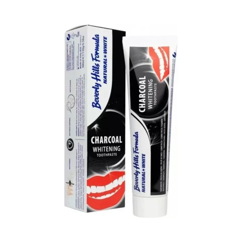 Beverly Hills Formula Natural White Паста за зъби Charcoal Whitening