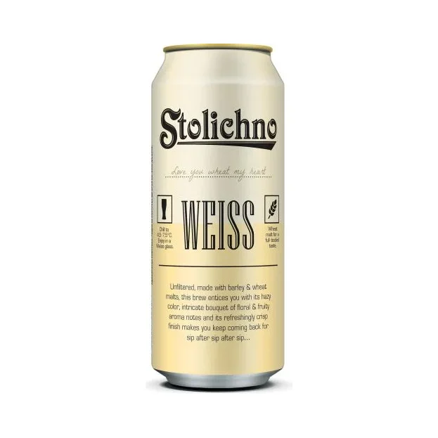 Бира Stolichno Weiss Кен 500мл. - Stolichno