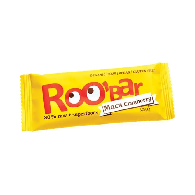 Roo'bar био суров бар с мака, веган 30 г - Roobar