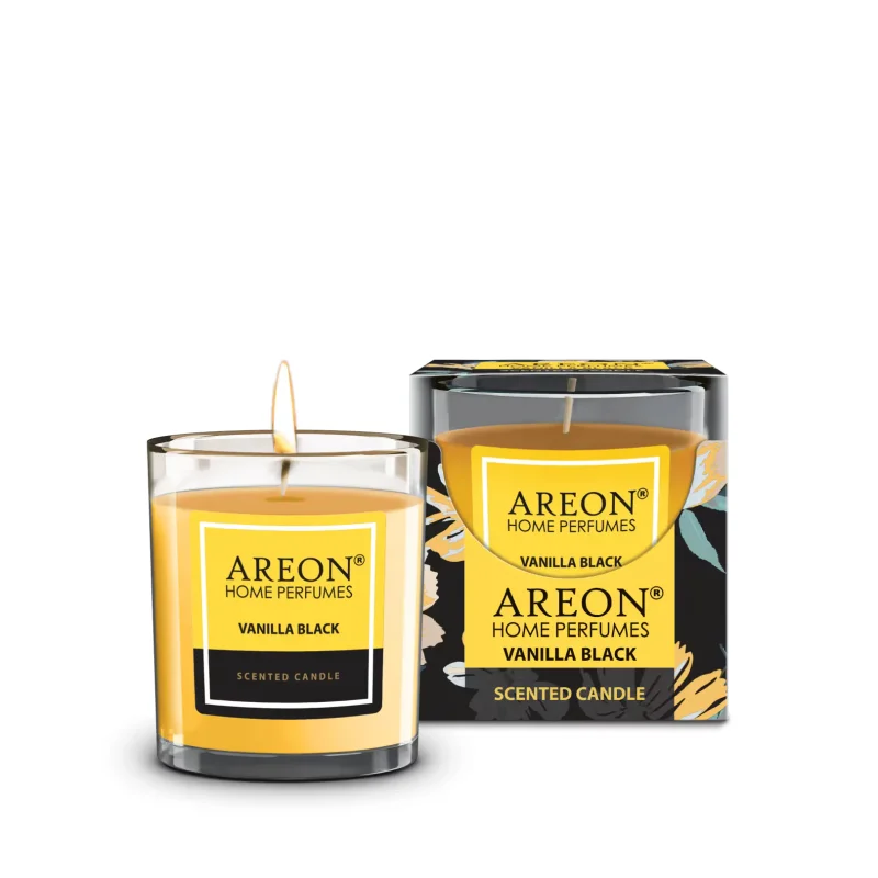 Ароматна свещ в чаша Vanilla Black Areon
