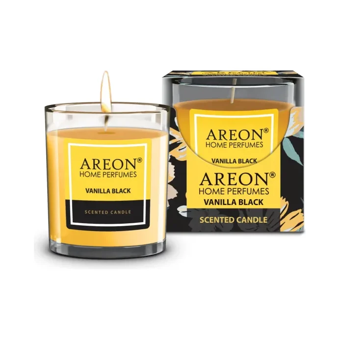 Ароматна свещ в чаша Vanilla Black Areon - Areon