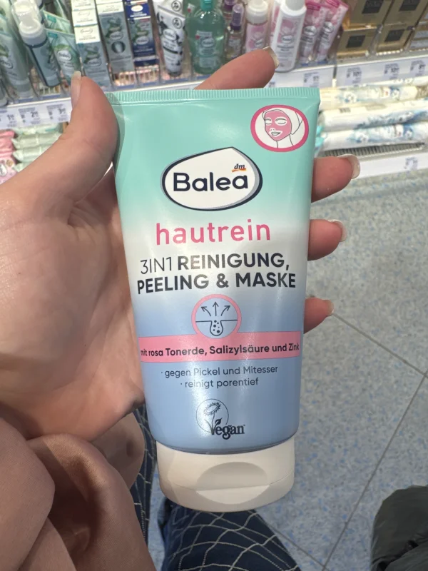 Reinigung Peeling & Maske hautrein 3in1