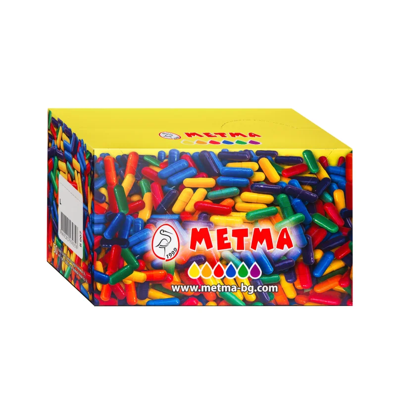 Боя за яйца 6 цвята капсули Мет Ма 3гр.