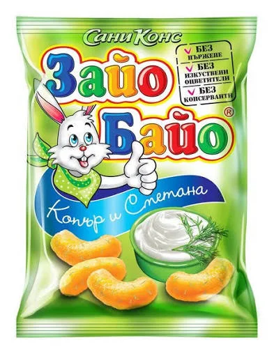 Зайо Байо с копър и сметана 60гр.