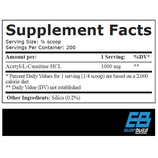 Alcar 1000 Acetyl L-carnitine / 200g - Everbuild