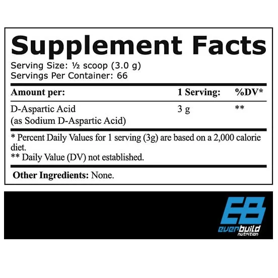 DAA - D-Aspartic Acid 3000 / 200g - Everbuild