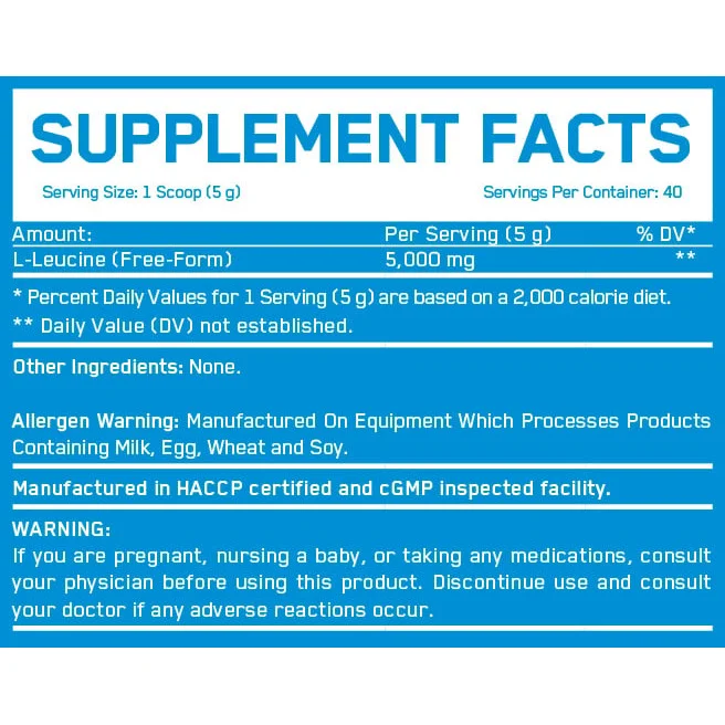 L-LEUCINE 5000 / 200g - Everbuild