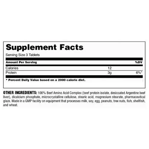 100% Beef Aminos 200 Tabs. / 301g - Universal