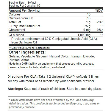 CLA 90 Softgels - Universal