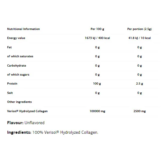 Beauty Collagen Peptides - Колаген, Разфасовка 150g - VPLab