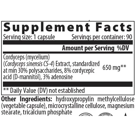 Cordyceps / 90 Caps - Vemoherb