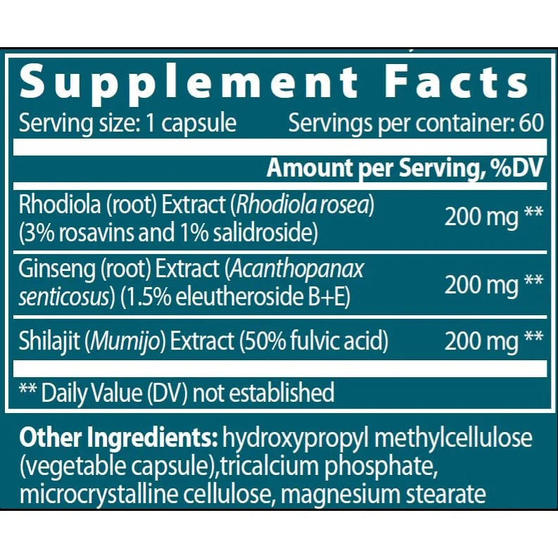 Eastern Adaptogen / 60 Caps - Vemoherb