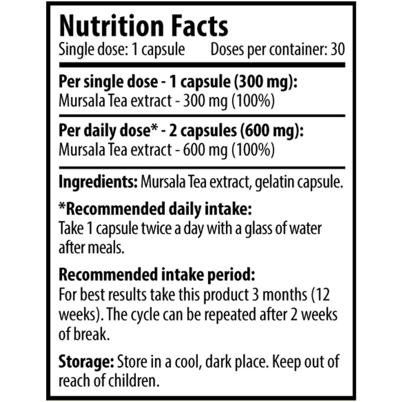 Mursala Tea / 100 ml - Cvetita Herbal