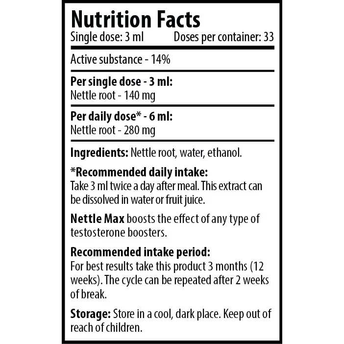 Nettle Max / 100 ml - Cvetita Herbal