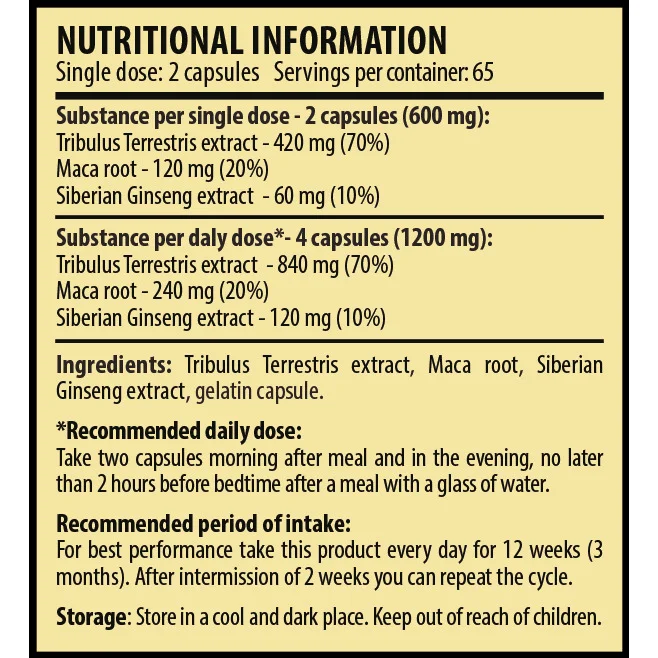 Tribulus For Women / 120 Caps - Cvetita Herbal