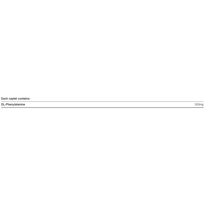 DL-Phenylalanine / DLPA 500 mg / 50 каплети - Holland And Barrett