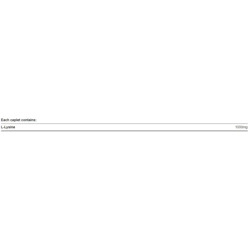 L-Lysine 1000 mg / 120 каплети - Holland And Barrett