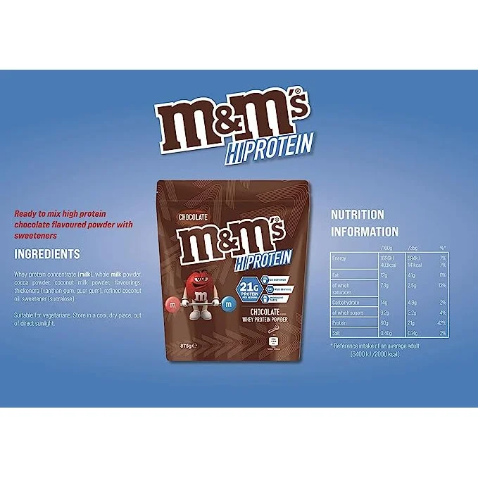 M&M's Hi Protein - Суроватъчен Протеин - Mars Protein