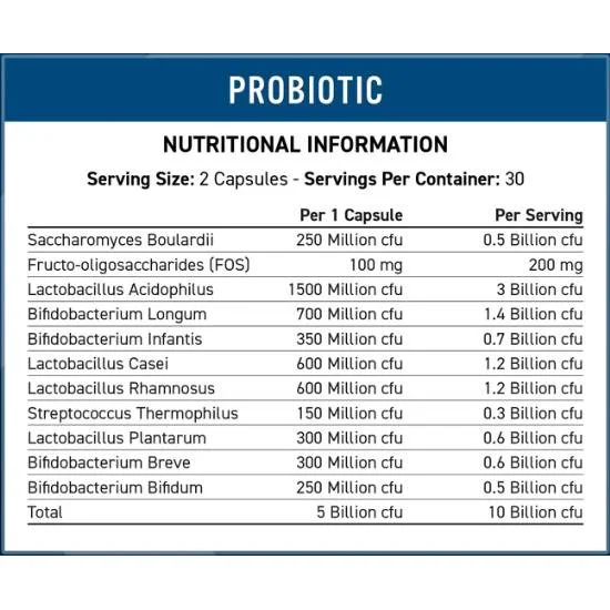 Probiotic | Advanced Multi-Strain Formula / 60 капсули, 60 дози - Applied Nutrition