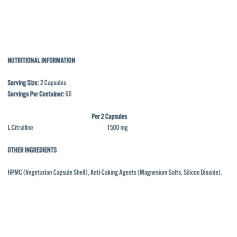 L-Citrulline 1500 / 120 капсули, 60 дози - Applied Nutrition