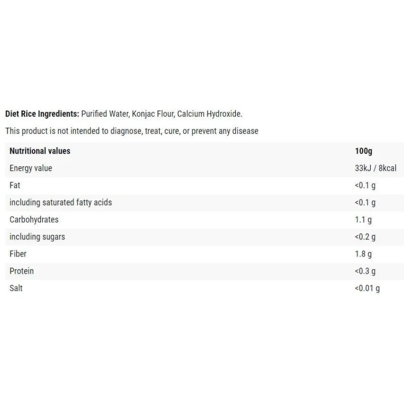 Diet Rice | Keto Friendly Konjac / 300 грама - Cheat Meal