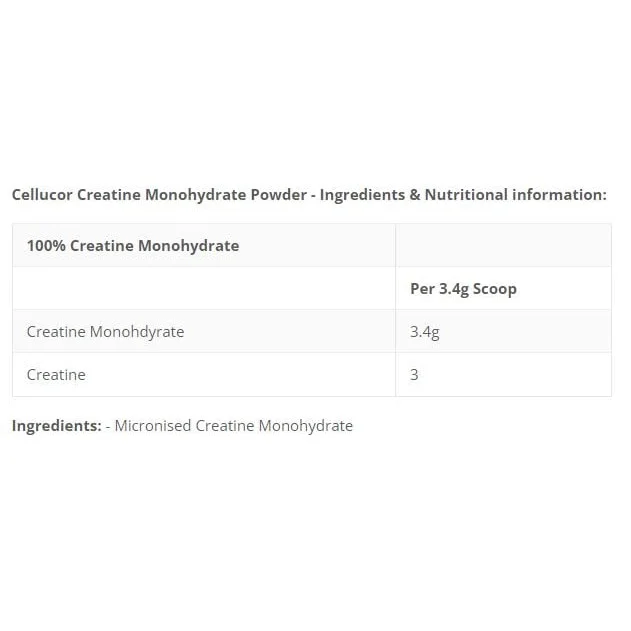 Cor Performance Creatine / 150 Serv. (150 дози) / 510g - Cellucor