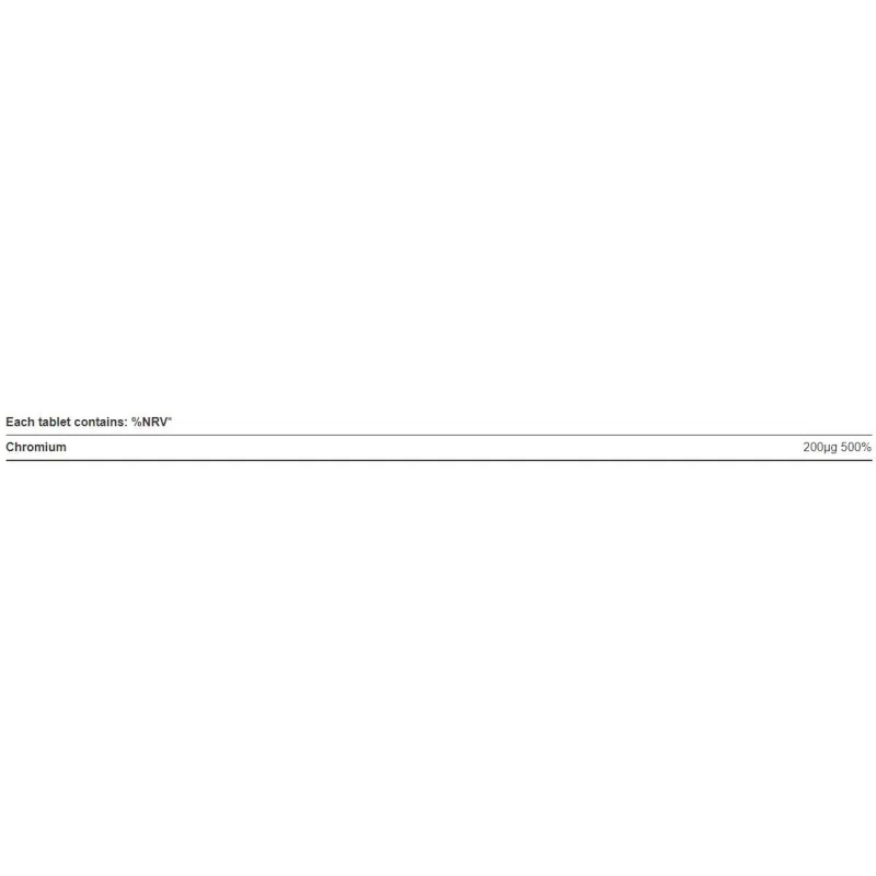 Chromium Picolinate 200 mcg / 250 Таблетки, 250 дози - Holland And Barrett