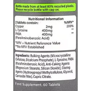PE Nutrition | Tan Tablets / 60 Таблетки, 30 дози - Holland And Barrett