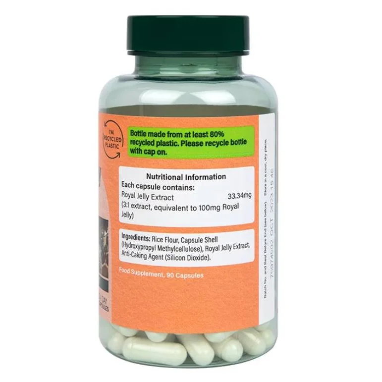 Royal Jelly 100 mg / 90 капсули, 90 дози - Holland And Barrett