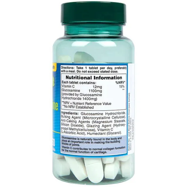 Glucosamine HCl 1400 mg | Max Strength - Vegan Friendly (60 дози) / 60 Таблетки - Holland And Barrett