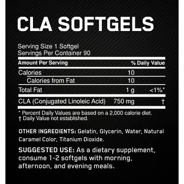 CLA 750mg. / 90 Softgels (90 дози) - Optimum Nutrition