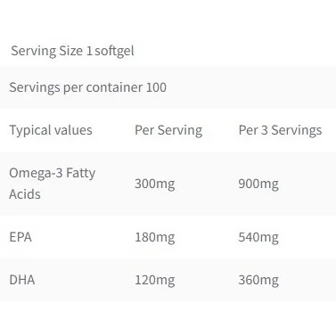 Fish Oil / 100 Softgels - Optimum Nutrition