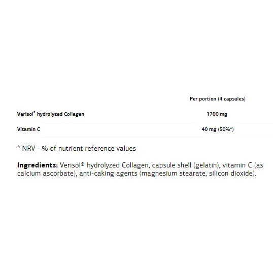 UltraVit Collagen Type I & III - Колаген, Разфасовка 120 caps - VPLab