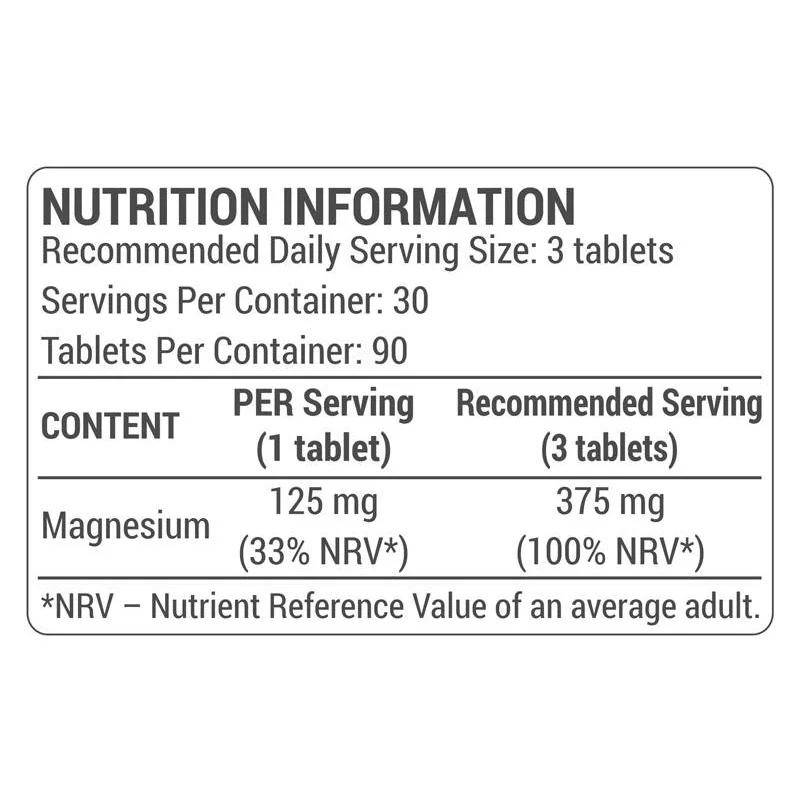 Organic Magnesium Citrate / 90 Таблетки, 45 дози - Dorian Yates Nutrition