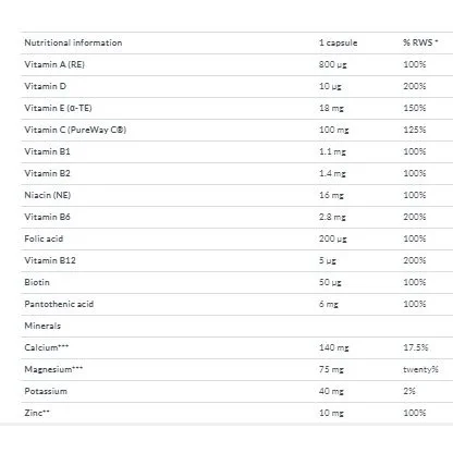Vita-Min Plus Senior / 30 Caps - OLIMP