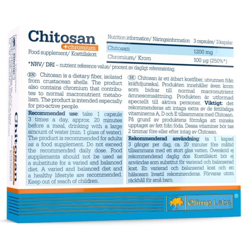 Chitosan + Chromium / 30 Caps - OLIMP