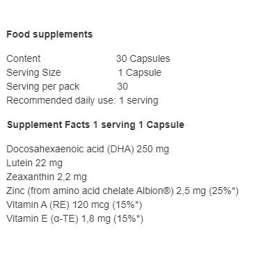 Gold Lutein / 30 Caps - OLIMP