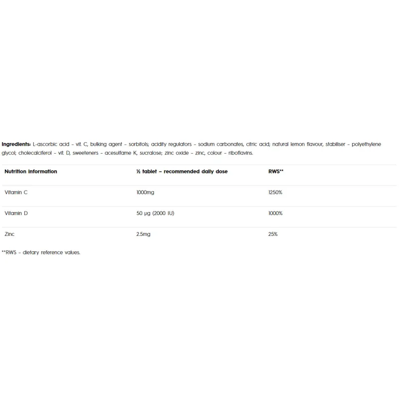 Levit C+ / 20 Effervescent Tabs - OLIMP